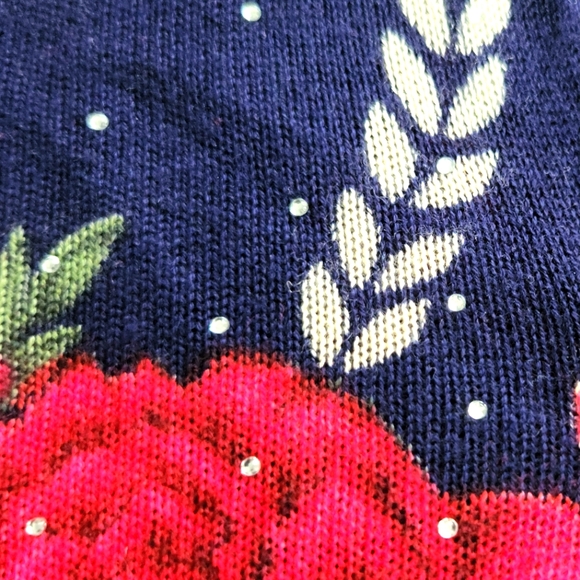 Emily Daniel's Rose and Rhinestone sweater - Picture 13 of 15